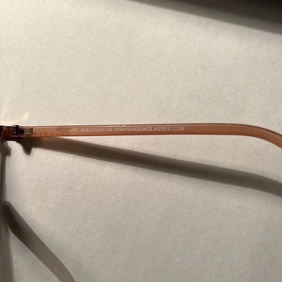 Piranha Frosted Rose Aviators - Picture 4 of 6